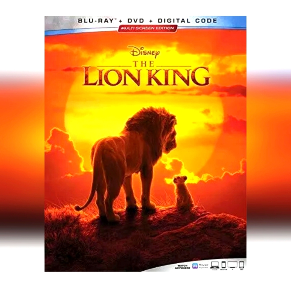 Lion King Blu Ray DVD Disney 🍿 🎥 Family Movie Night 🔥 📀